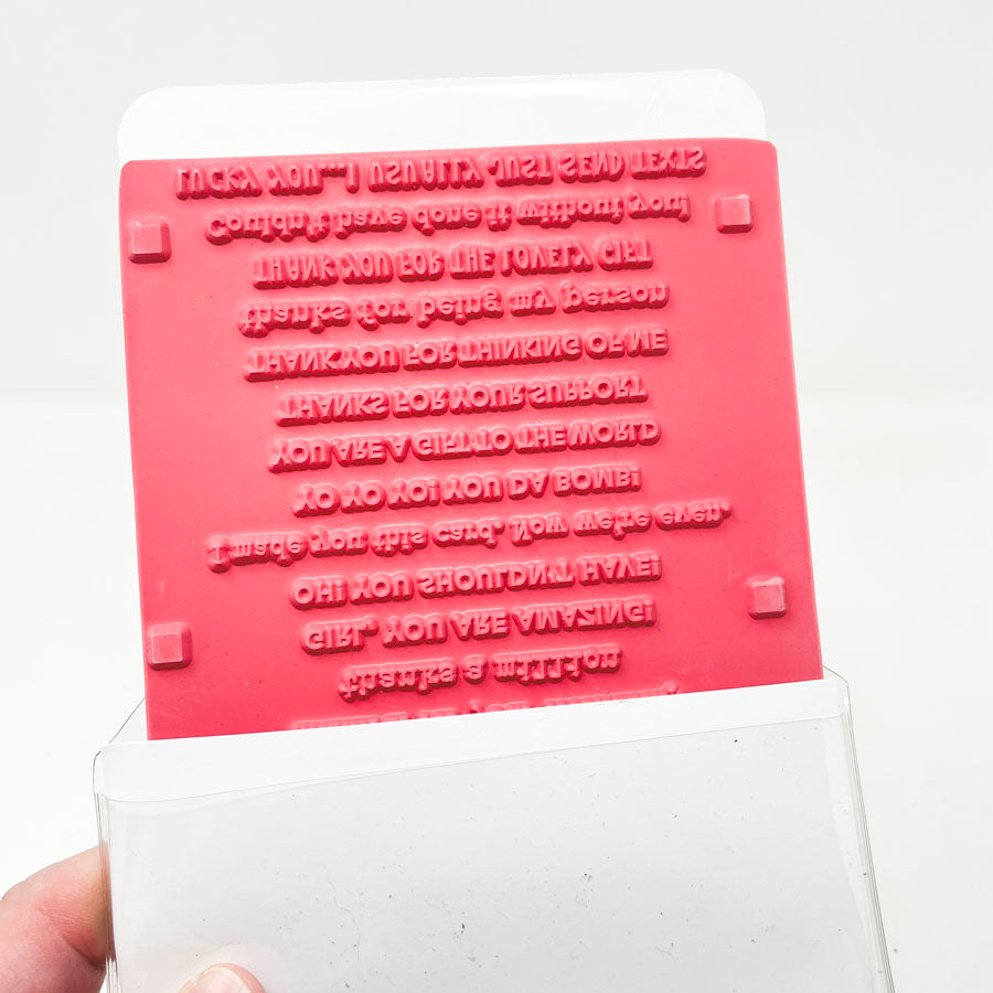 Simple Srtips - Cling Stamps by Taylored Expressions - Pick a Design