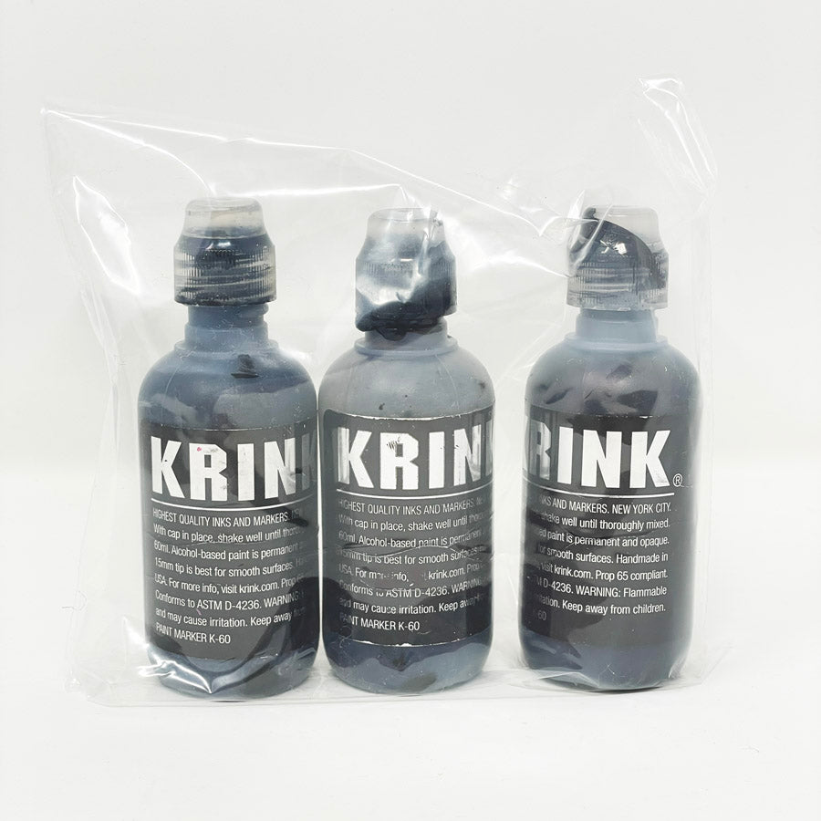 KRINK K-60 Black Paint Markers (3)