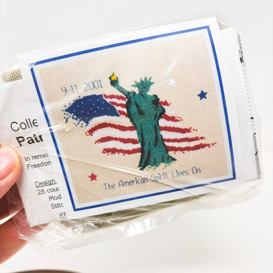 Patriotic – The Stitchworks Tin Collectible Cross Stitch Kit