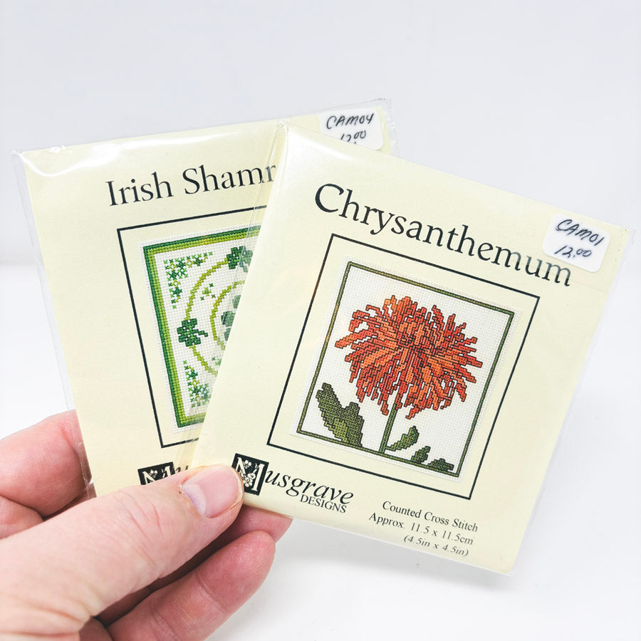 4.5" Square Counted Cross Stitch Kits by Musgrave Designs