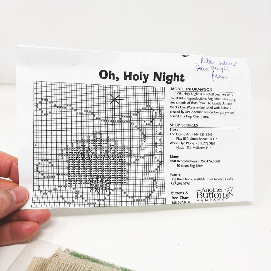 Oh Holy Night Counted Cross Stitch Kit