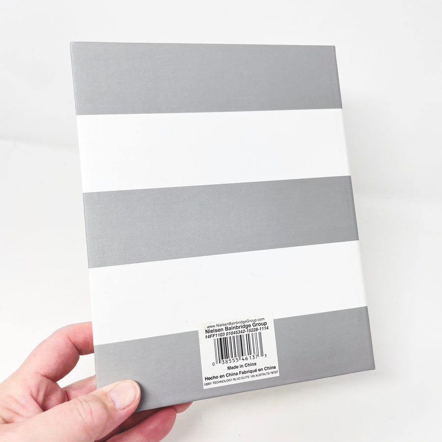 Gray Stripe Photo Album