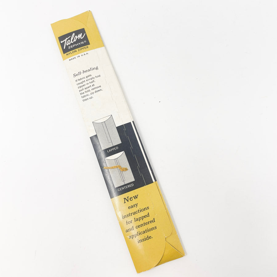 Talon 18" Nylon Coil Neckline Zipper