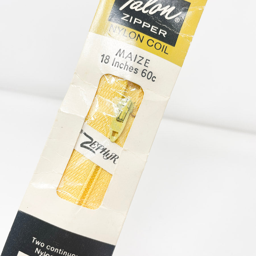 Talon 18" Nylon Coil Neckline Zipper