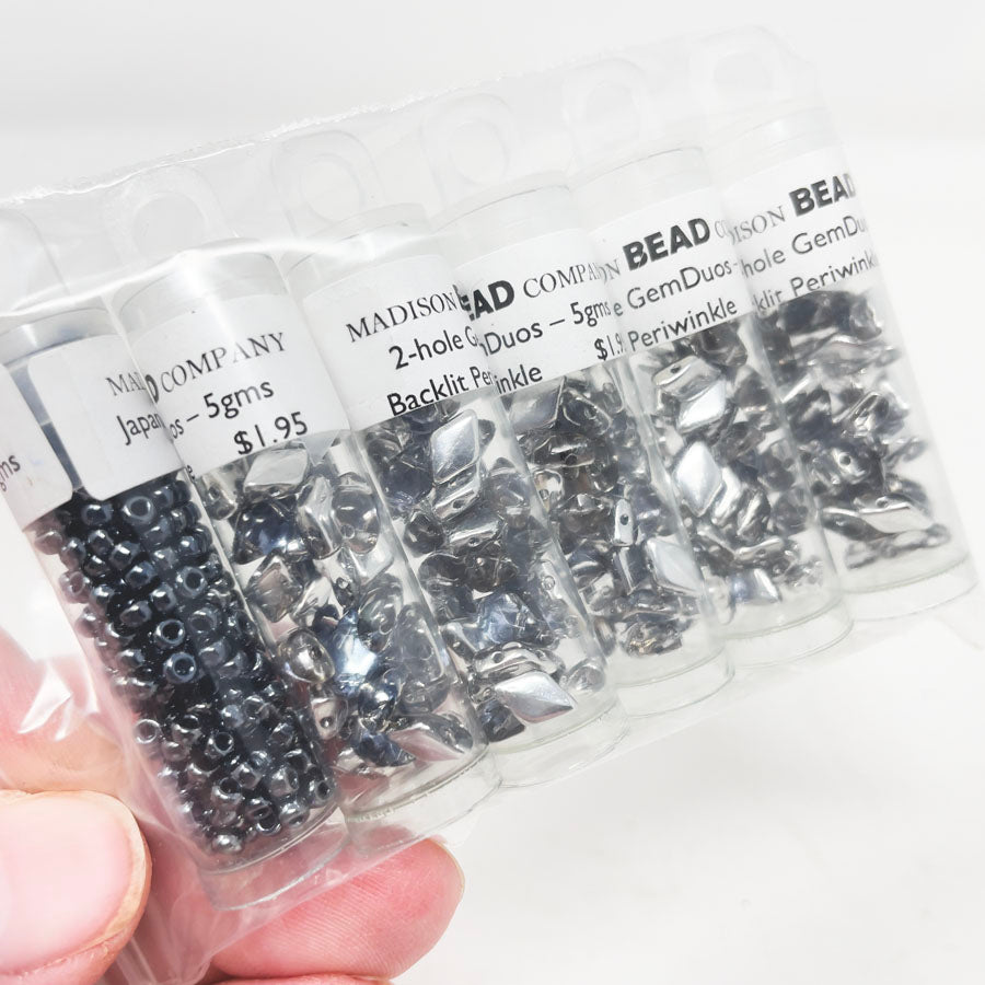 Metals Round Tube Bead Pack Bundle