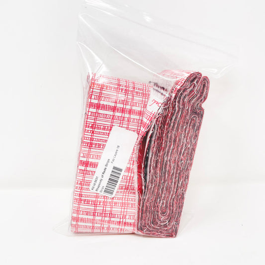 Rhapsody of Red Fabric Strips Bundle