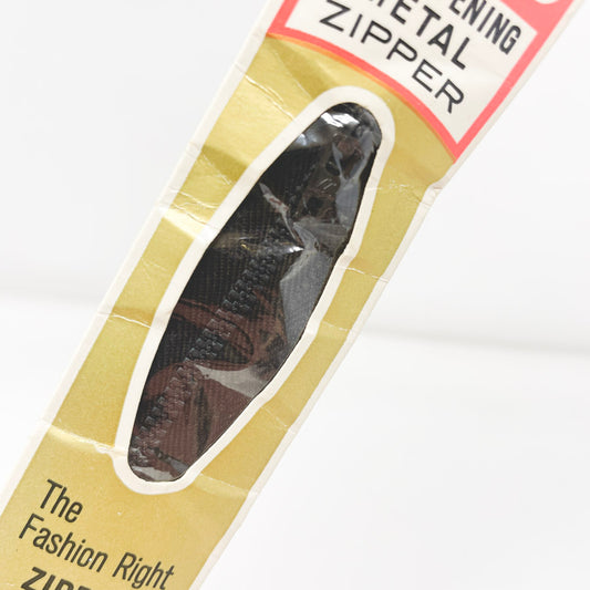 J&P Coats 20" Neck Opening Metal Zipper Black