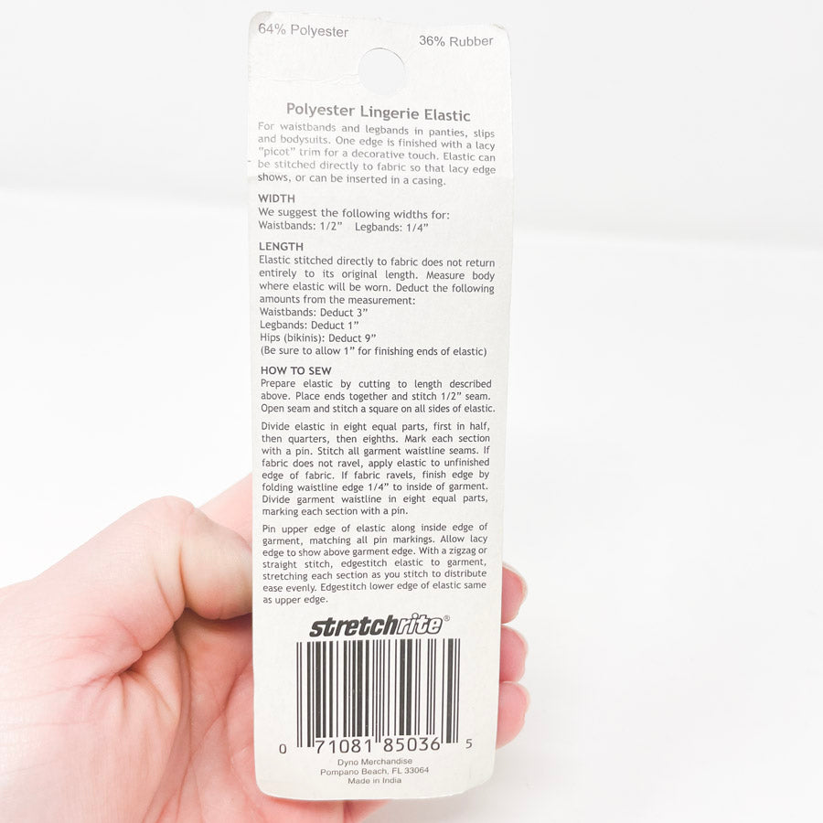 StretchRite Lingerie Elastic