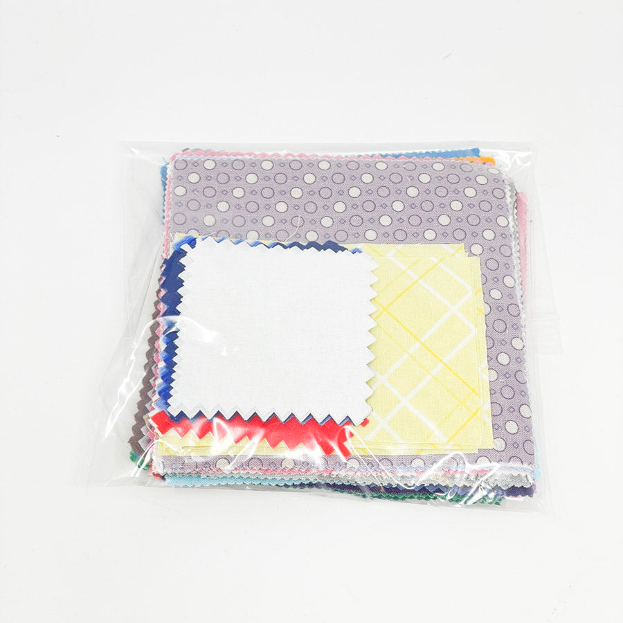 Pre-Cut Assorted Fabric Squares Bundle