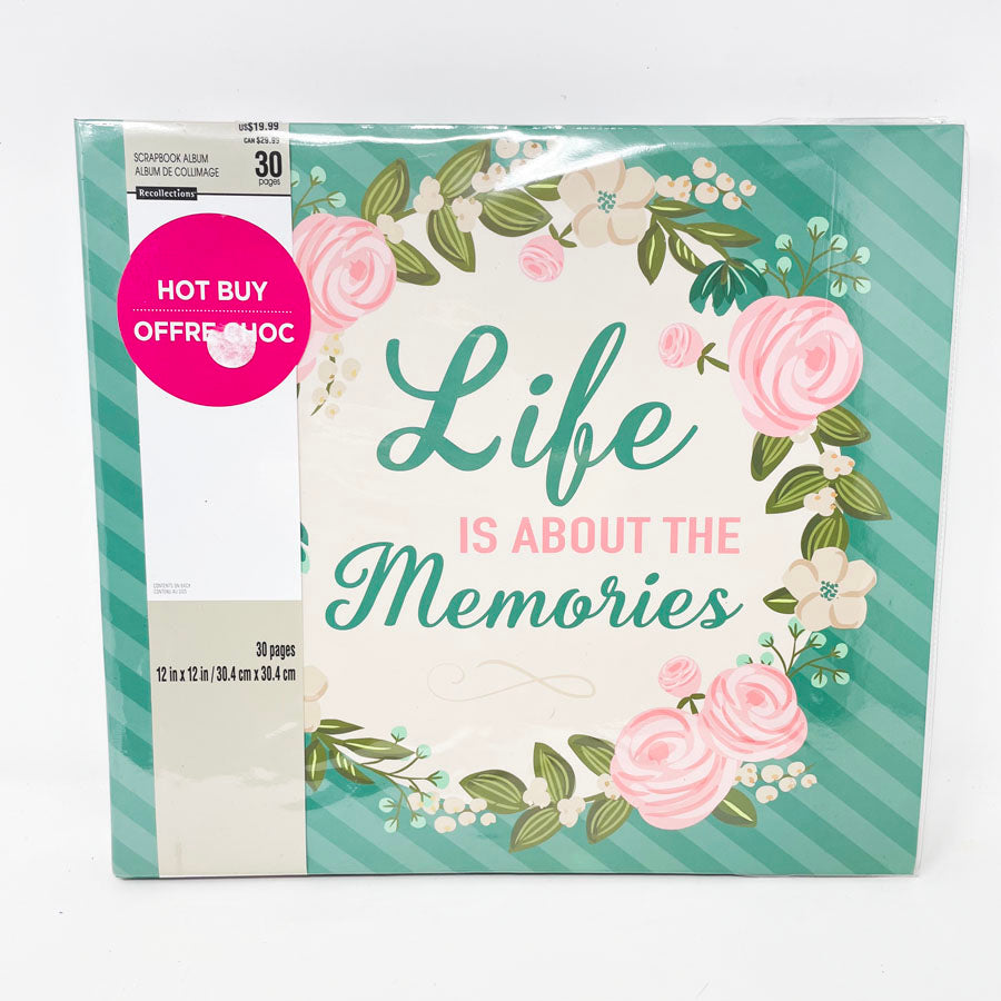 Life is About the Memories - Scrapbook Album