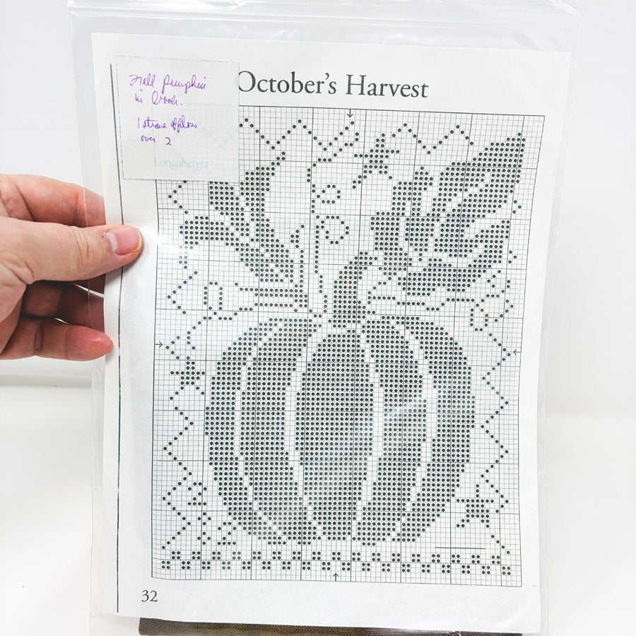 October's Harvest Counted Cross Stitch Kit