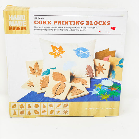 Cork Printing Blocks Set