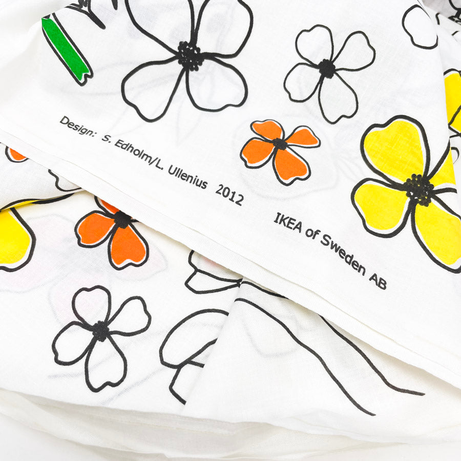3 Yds x 60" Ikea Flora and Fauna Cotton Fabric