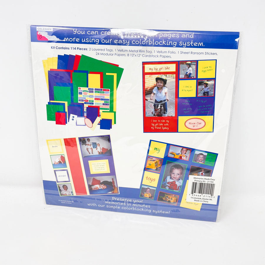 Colorbok Memories Made Easy - Embellished Deluxe Kit