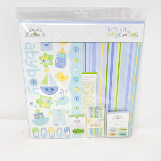 Let's Kit Together - Doodlebug Design Inc. Scrapbook Kit - Baby