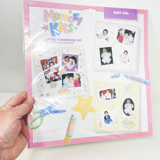 Memory Kits - Baby Girl - 6 Page Scrapbook Kit - 12 x 12