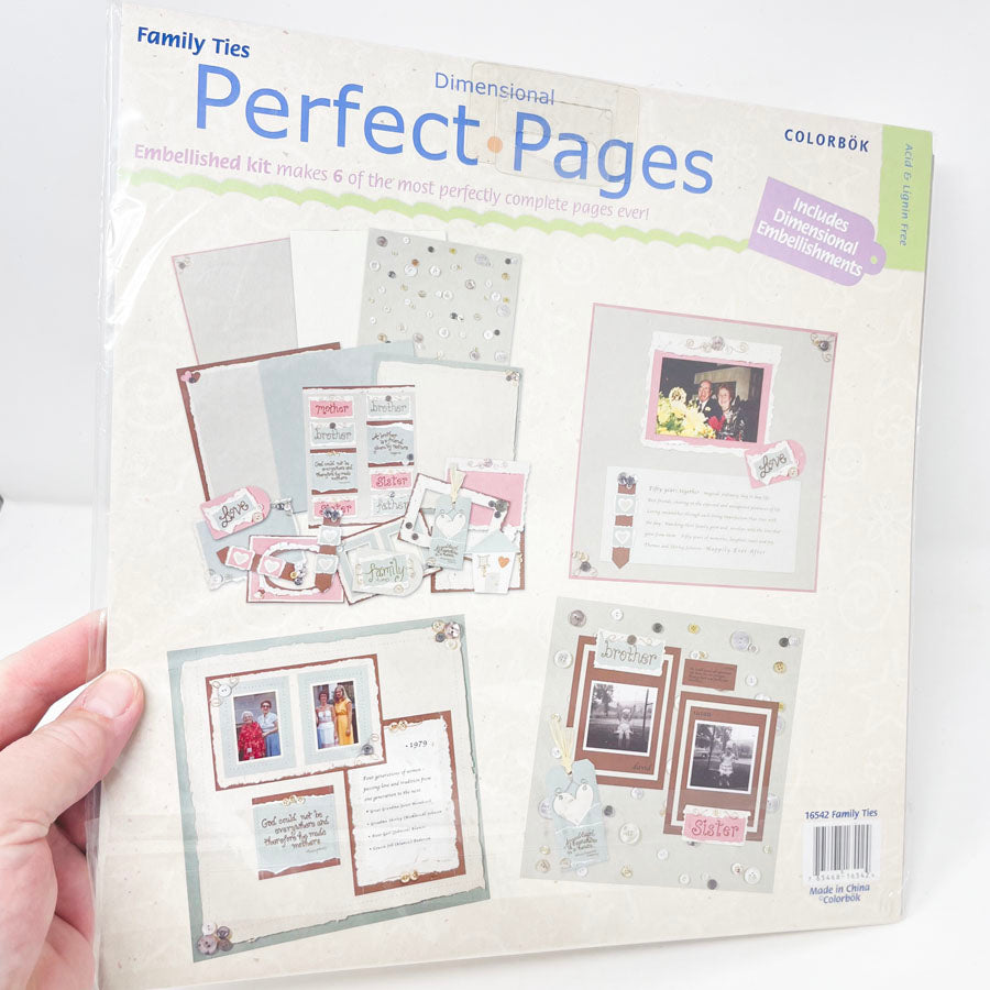 Colorbok Perfect Pages - Family Ties - 12 x 12