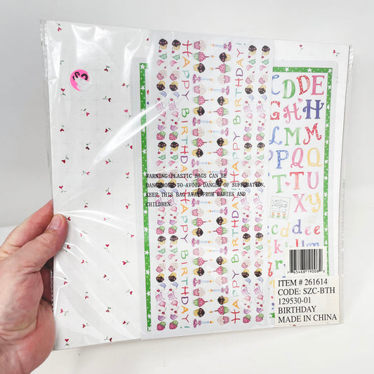 Birthday Scrapbook Kit