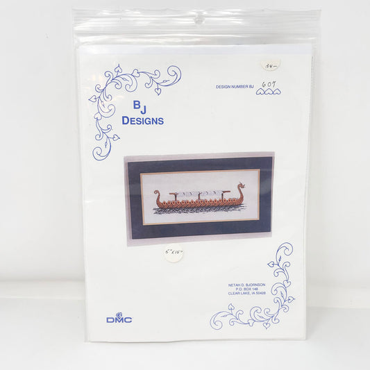 Viking Ship - BJ Designs Cross Stitch Kit