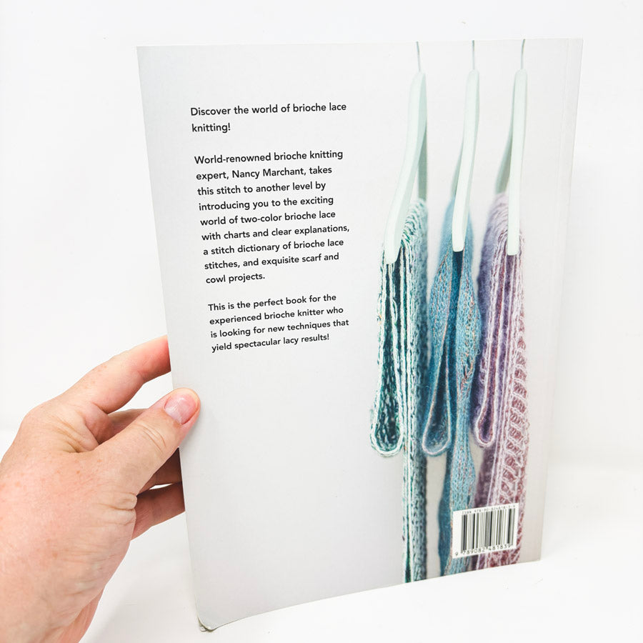 Knitting Brioche Lace Book by Nancy Marchant