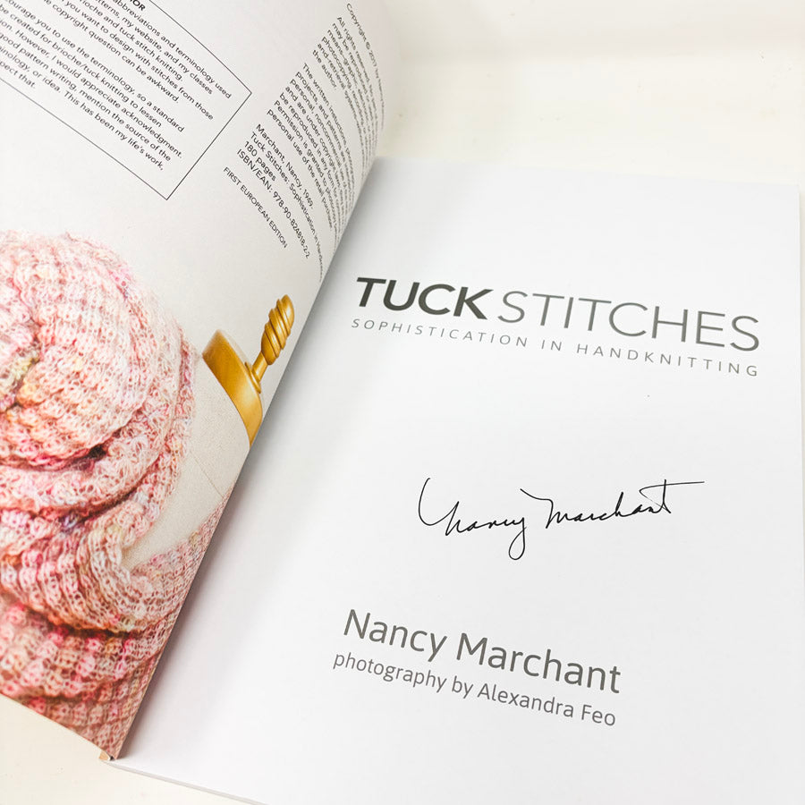 Tuck Stitching Book by Nancy Marchant