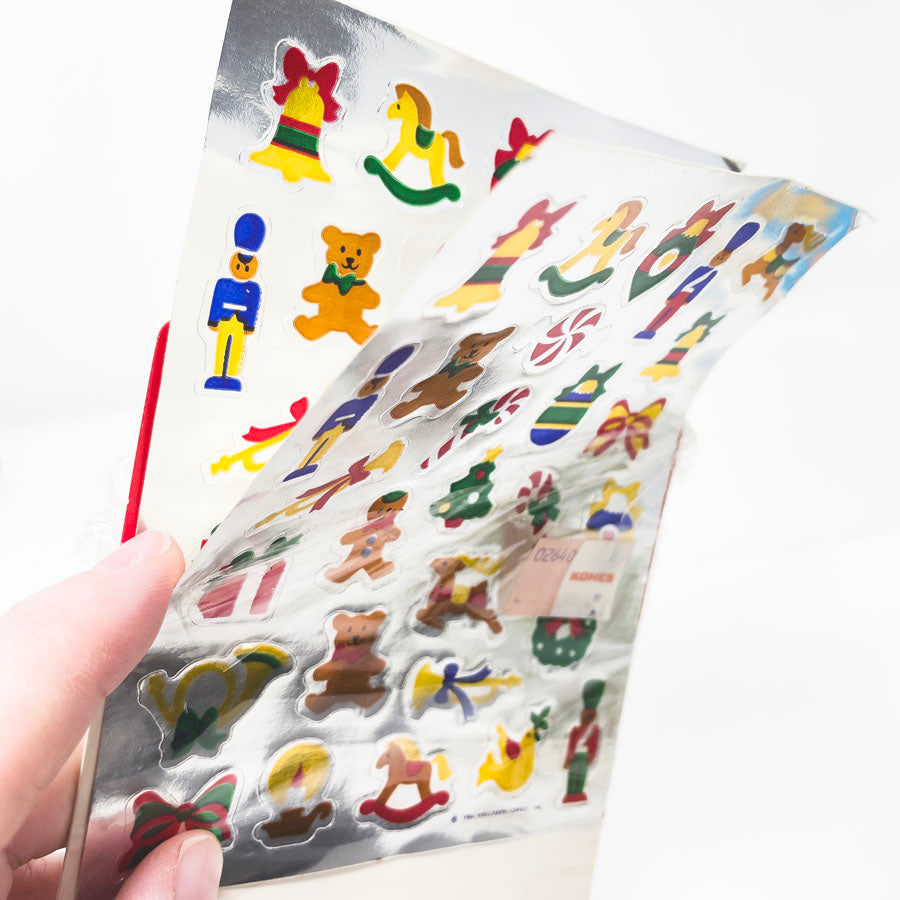 Vintage Fun Foil Sticker Packs by Ambassador - Christmas Themed