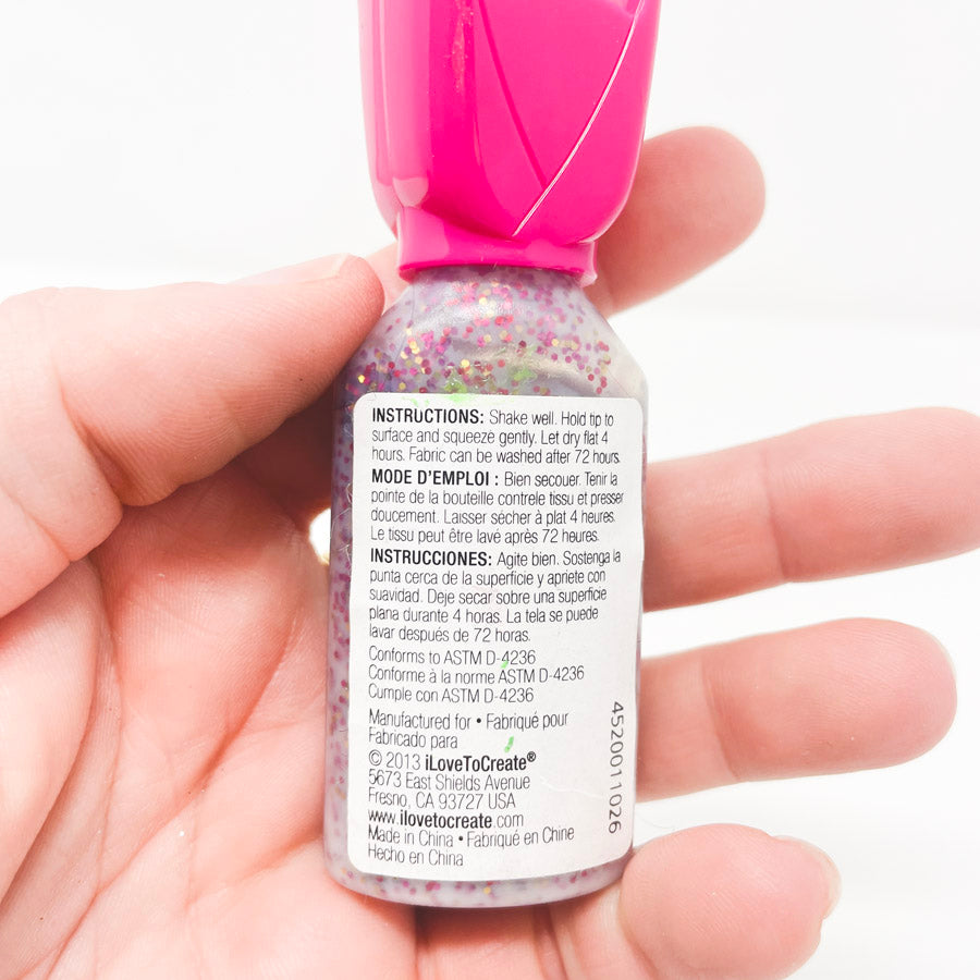 Tulip Firework Glitter Fabric Paint - Pick a Color