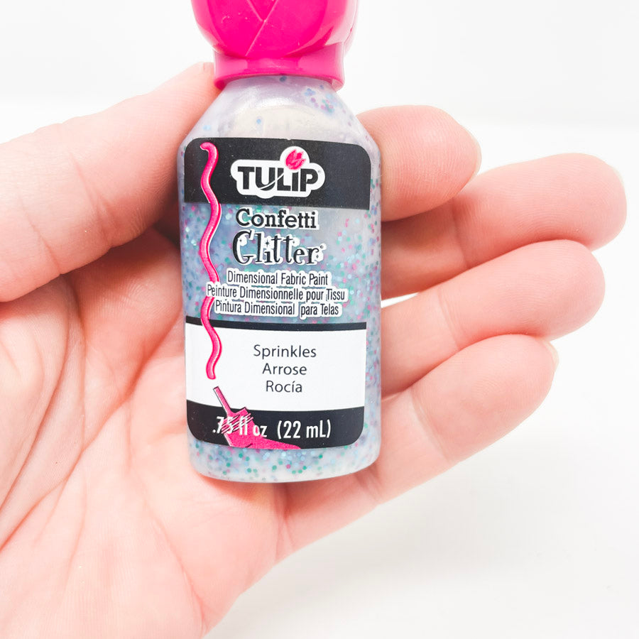 Tulip Firework Glitter Fabric Paint - Pick a Color