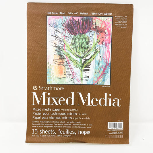 Strathmore 400 Series Mixed Media Pad 9" x 12"