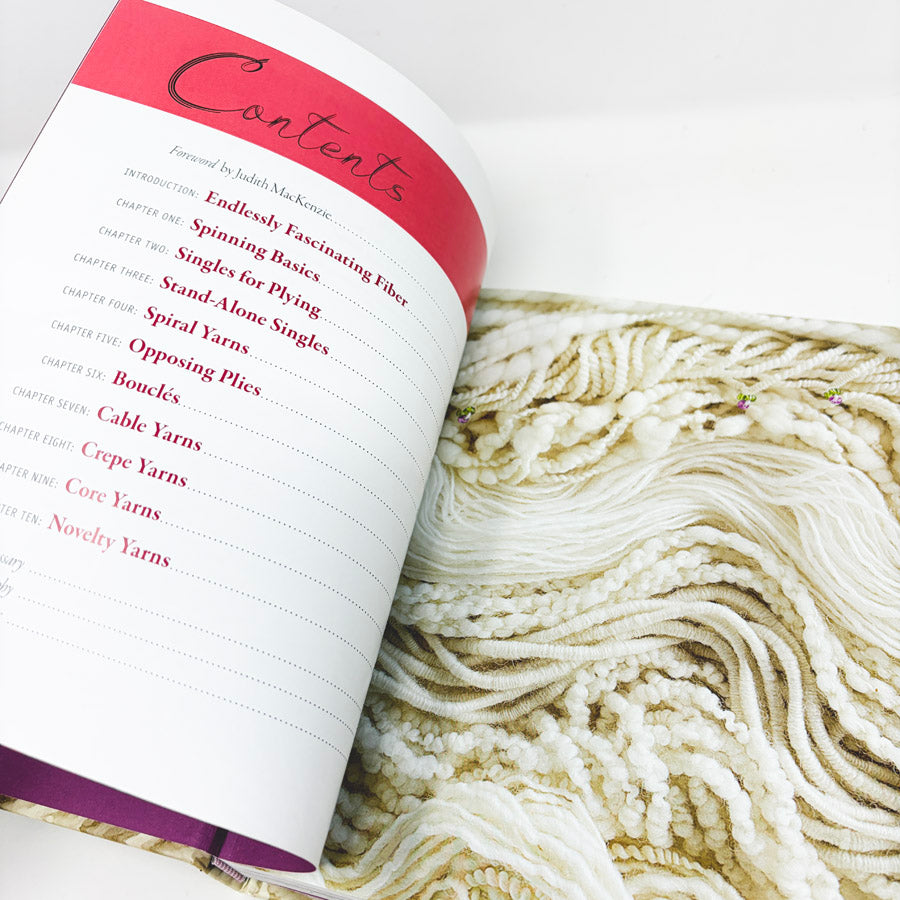 Spinner's Book of Yarn Designs by Sarah Anderson