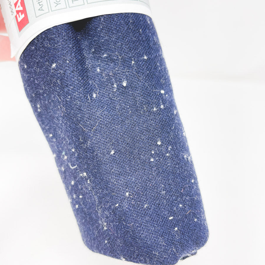 0.4 Yds Navy Flecked Jersey-like Fabric