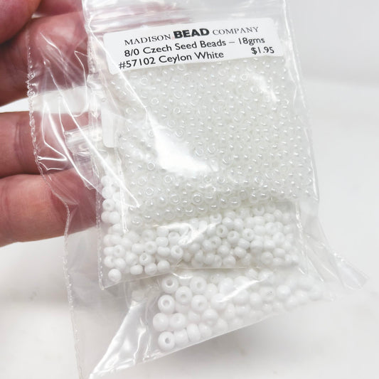 Madison Bead Co. White Bead Bundle