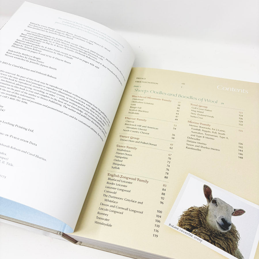 The Fleece & Fiber Sourcebook by Robson & Ekarius