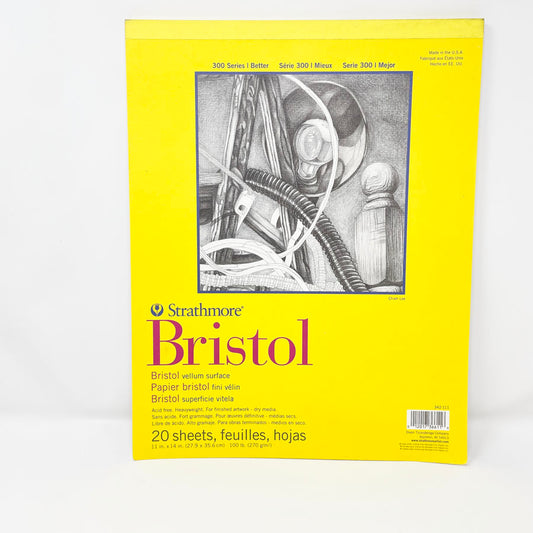 Strathmore 300 Series Bristol Board Pad 11" x 14"