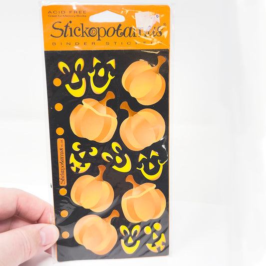 Stickopotamus Build a Pumpkin Stickers