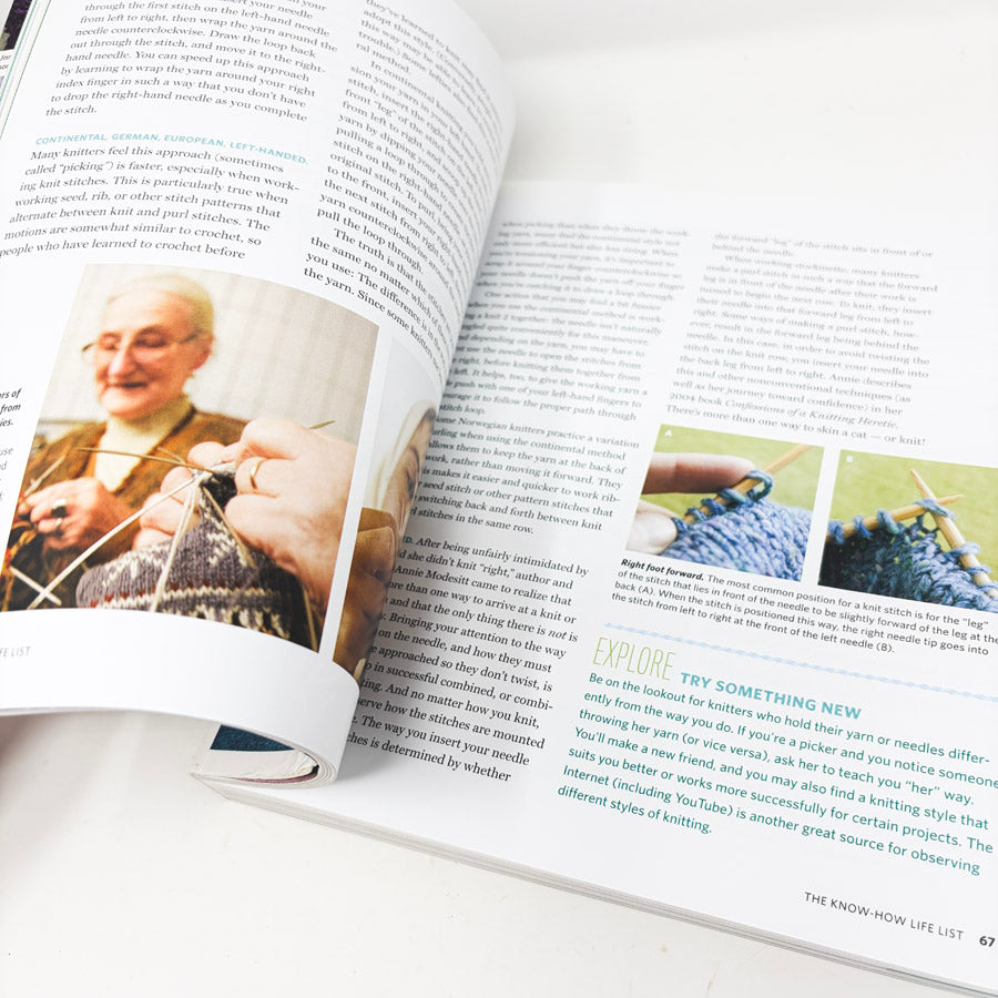 The Knitter's Life List Book by Gwen Steege