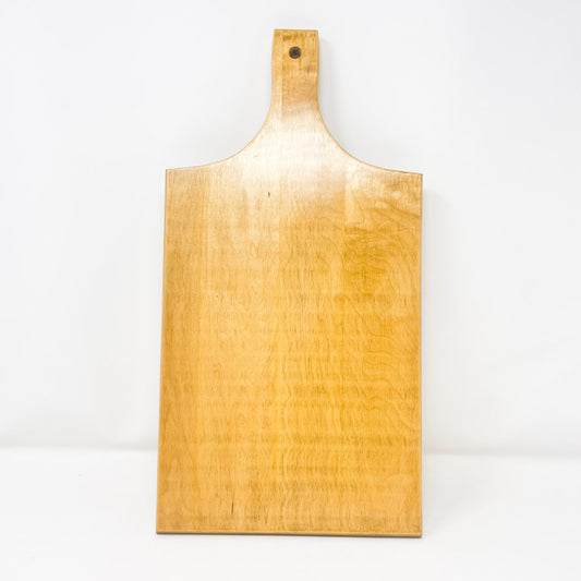 Bread Board with Handle for Rosemaling