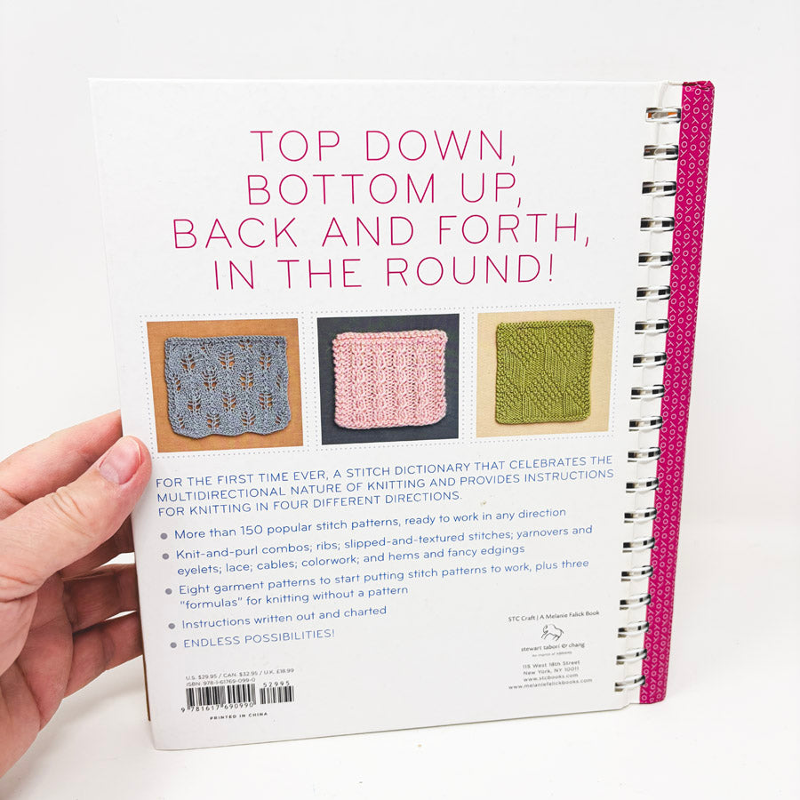 Up, Down, All Around Stitch Dictionary Book by Wendy Bernard