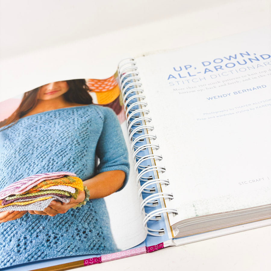 Up, Down, All Around Stitch Dictionary Book by Wendy Bernard