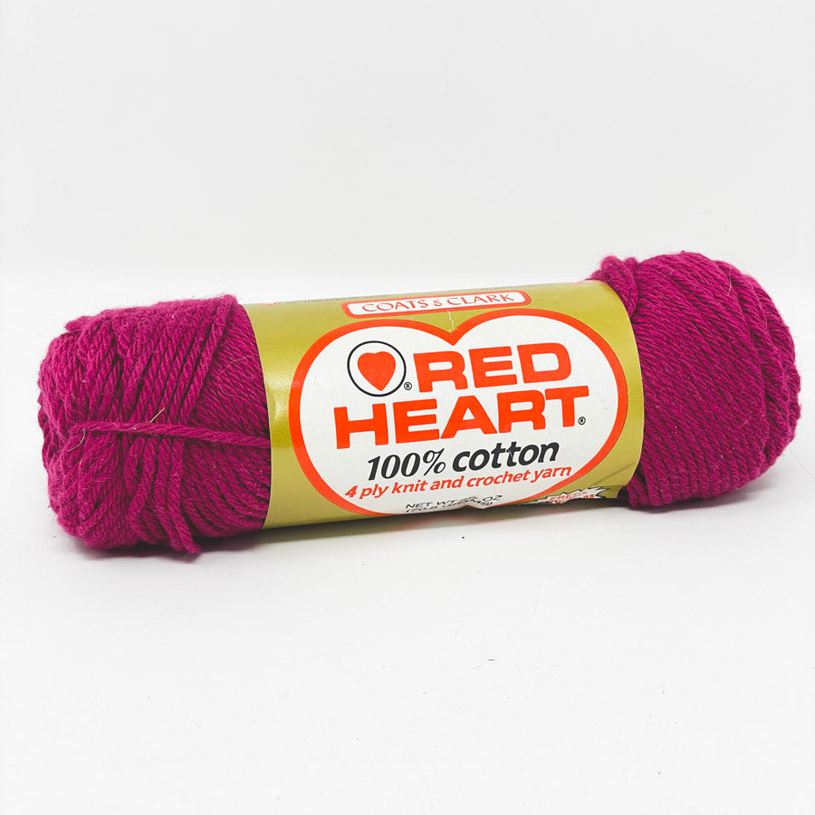 Red Heart Cotton 2.5 oz Yarn