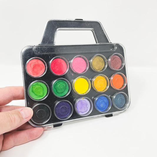 Pan Watercolor Set - 15 Color
