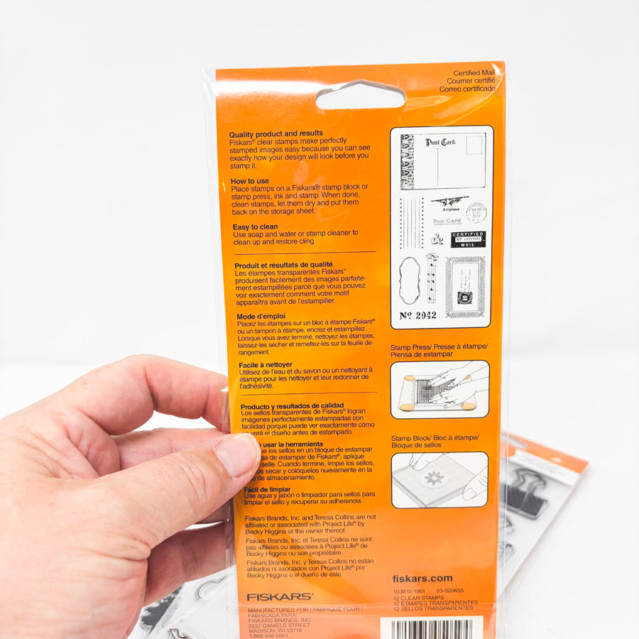 Fiskars Clear Stamp Sets (1)