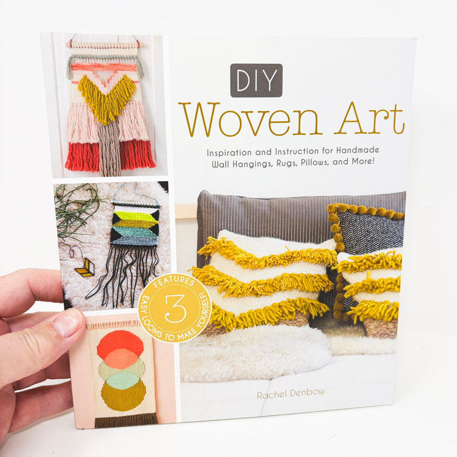 DIY Woven Art Book by Rachel Denbow