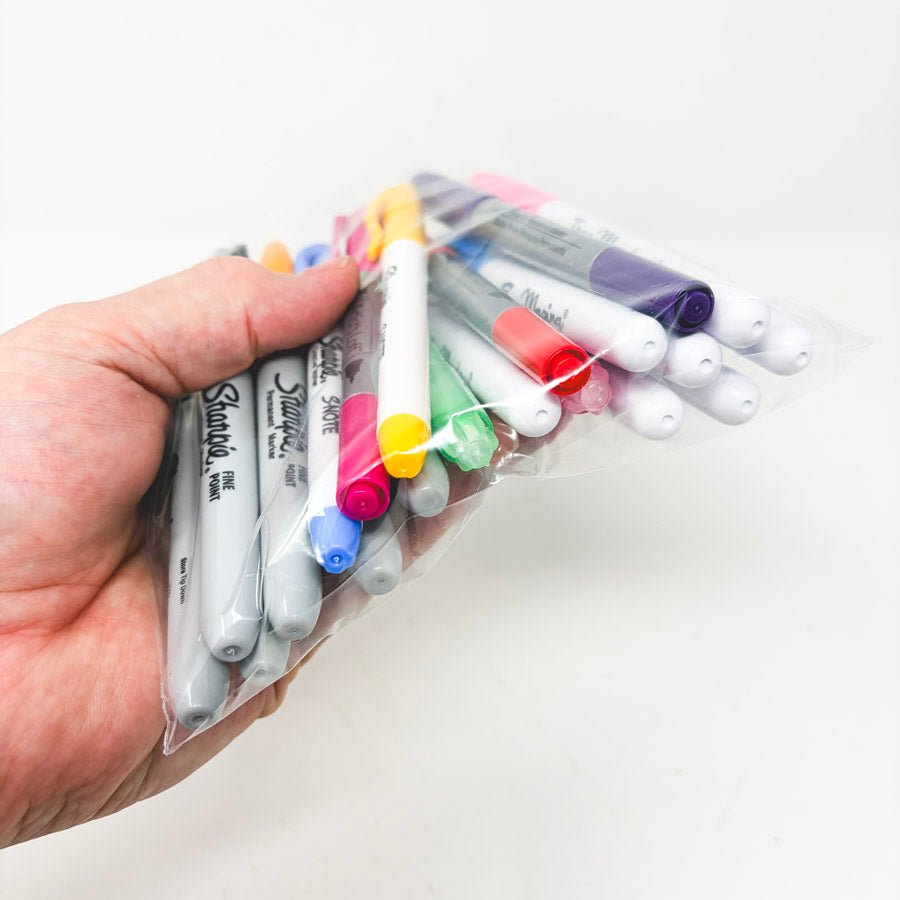 20 Asst. Sharpie & Sharpie-Style Markers