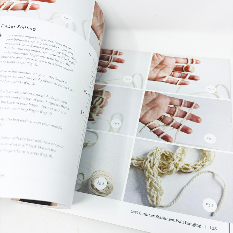DIY Woven Art Book by Rachel Denbow