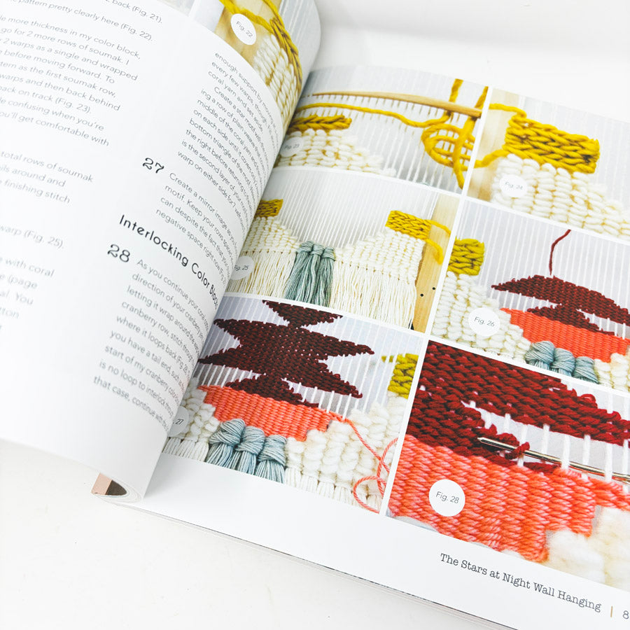 DIY Woven Art Book by Rachel Denbow