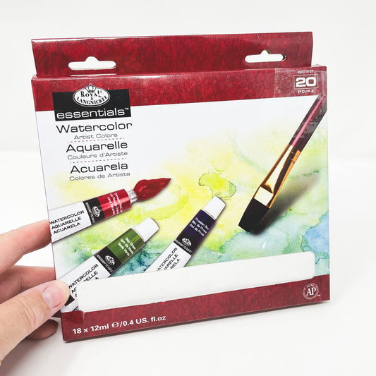 20 pc. Royal Langnickel Essentials Watercolor Set
