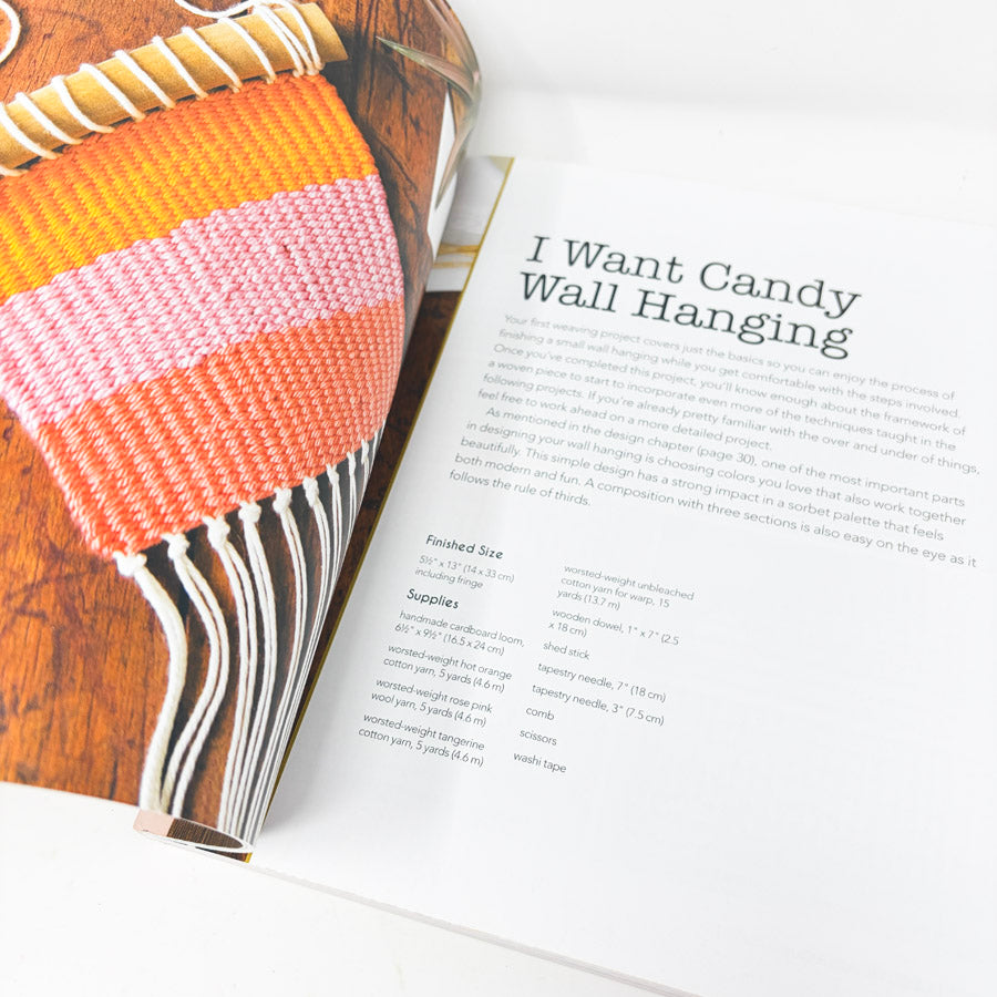 DIY Woven Art Book by Rachel Denbow