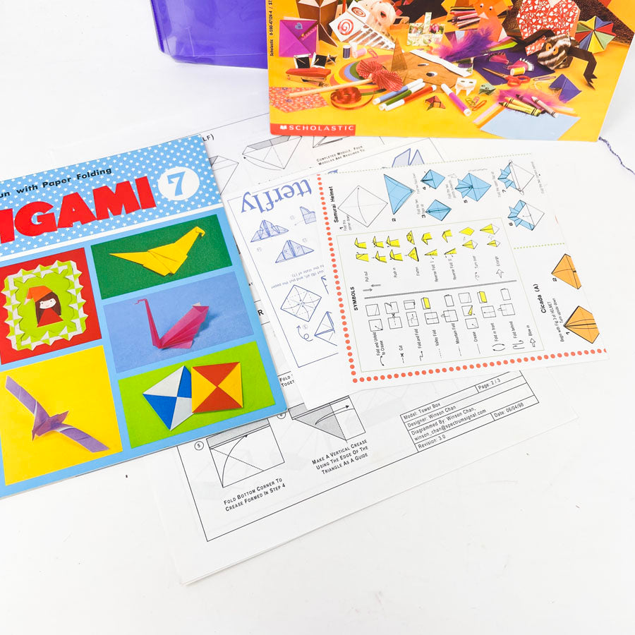 Origami Kit with Books & Paper - Origami Magic by Florence Temko