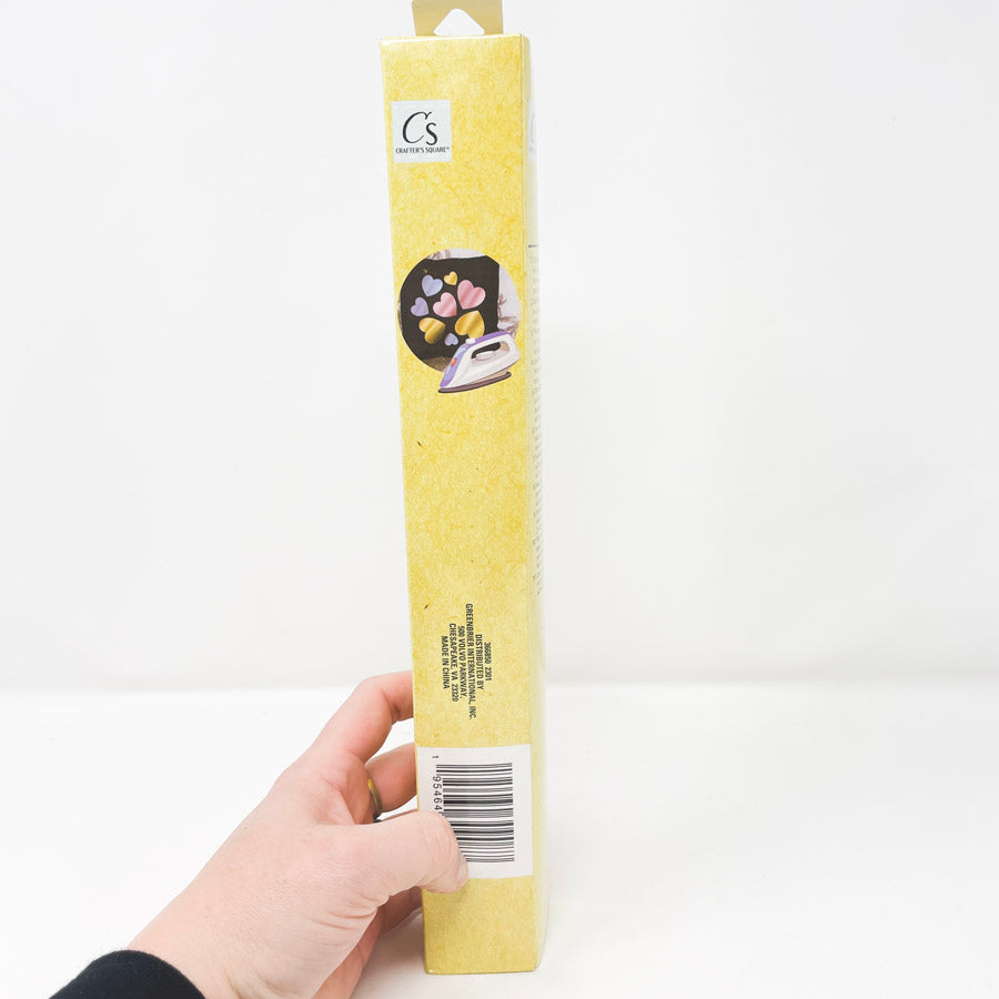 Crafter's Square Pink Iron-On Foil Sheet